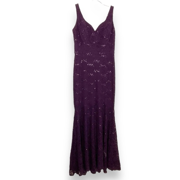 Vintage Purple Maxi Dress - Picture 1 of 9
